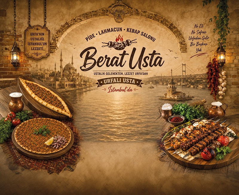 Kebap ve Lahmacun Temalı Restoran Duvar Kağıdı